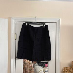 GAP Classic Black Apparel Linen Skirt